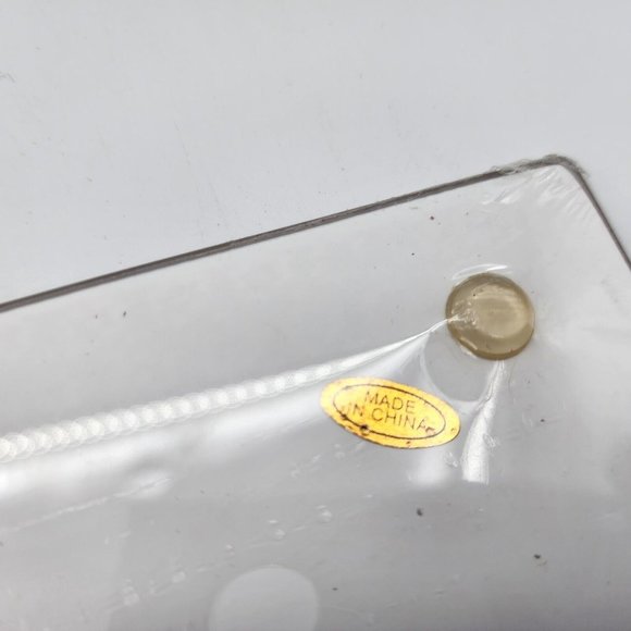 Tara Temptations Old World Tempered Glass Trivet Cutting Tray Lot of 2 Red 7 in - Picture 8 of 10